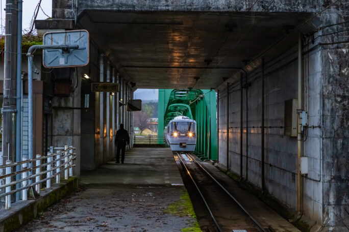 富山地方鉄道上滝線・大川寺駅（富山県：2026年3月）