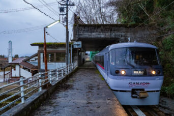 富山地方鉄道上滝線・大川寺駅(富山県:2026年3月)