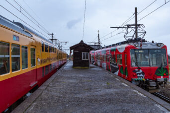 富山地方鉄道上滝線・月岡駅(富山県:2026年3月)