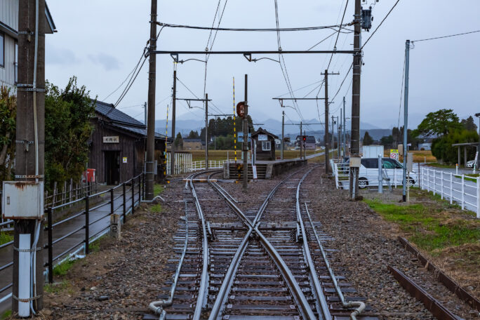 富山地方鉄道上滝線・月岡駅（富山県：2026年3月）