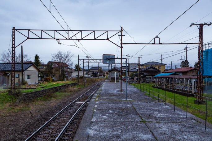 富山地方鉄道上滝線・開発駅（富山県：2026年3月）
