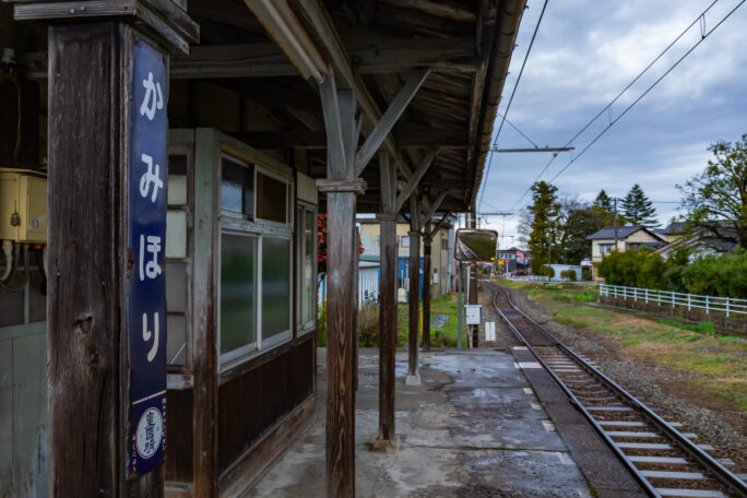 富山地方鉄道上滝線・上堀駅（富山県：2026年3月）