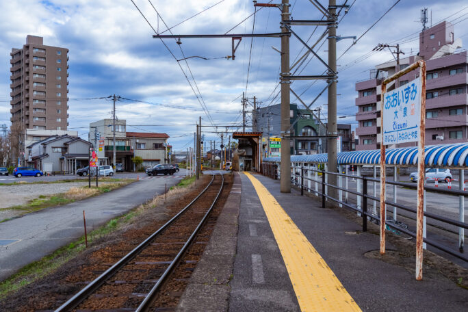 富山地方鉄道不二越線・大泉駅（富山県：2026年3月）