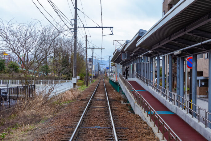 富山地方鉄道不二越線・栄町駅（富山県：2026年3月）