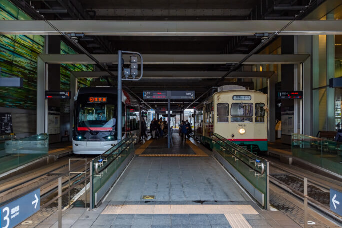 富山地方鉄道富山駅南北接続線・富山駅停留場（富山県：2026年3月）