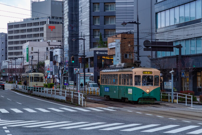 富山地方鉄道富山軌道線・電鉄富山駅・エスタ前停留場（富山県：2026年3月）