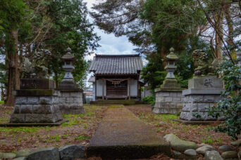 富山地方鉄道笹津線・伊豆ノ宮駅跡付近・伊豆社(富山県:2026年3月)