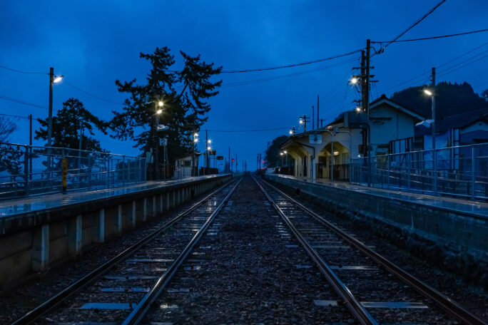 JR氷見線・雨晴駅（富山県：2026年4月）