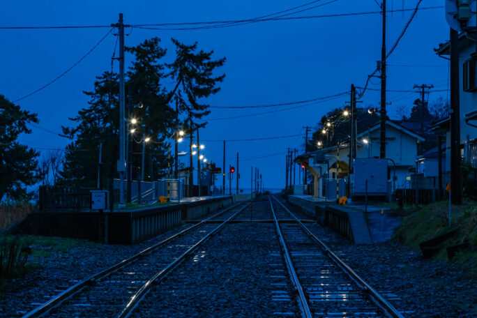 JR氷見線・雨晴駅（富山県：2026年4月）