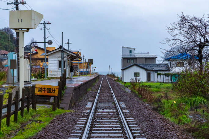 JR氷見線・越中国分駅（富山県：2026年4月）
