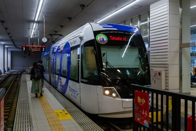 万葉線・高岡軌道線・高岡駅停留場（富山県：2026年4月）