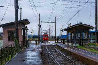 万葉線・新湊港線・庄川口駅（富山県：2026年4月）