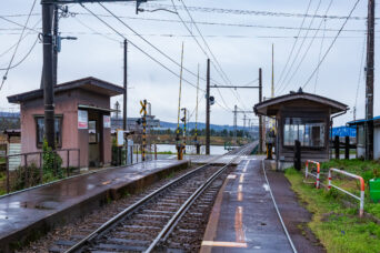 万葉線・新湊港線・庄川口駅（富山県：2026年4月）