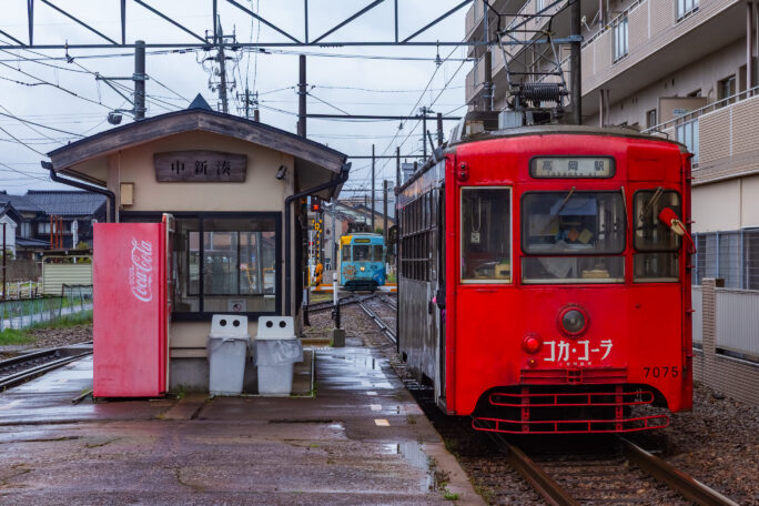 万葉線・新湊港線・中新湊駅（富山県：2026年4月）