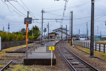 万葉線・新湊港線・越ノ潟駅・富山県営渡船・越ノ潟発着場（富山県：2026年4月）