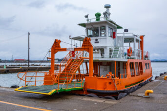 万葉線・新湊港線・越ノ潟駅・富山県営渡船・越ノ潟発着場（富山県：2026年4月）