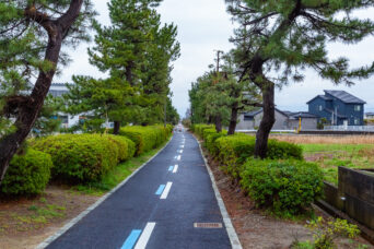 富山地方鉄道射水線・練合駅跡付近（富山県：2026年4月）