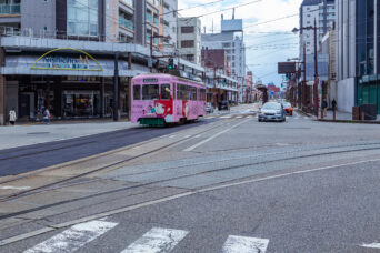 富山地方鉄道富山軌道線本線・西町停留場付近（富山県：2026年4月）