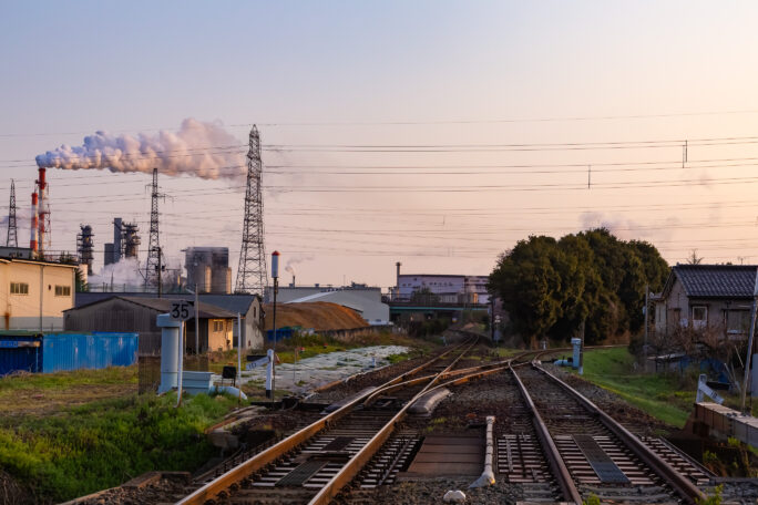 日本貨物鉄道・JR氷見線・能町駅付近（富山県：2026年4月）