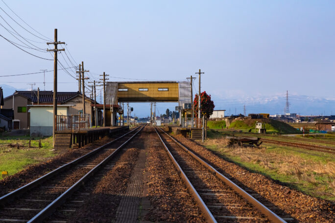 JR城端線・二塚駅（富山県：2026年4月）