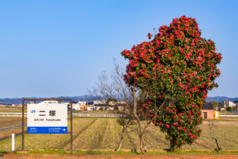 JR城端線・二塚駅（富山県：2026年4月）