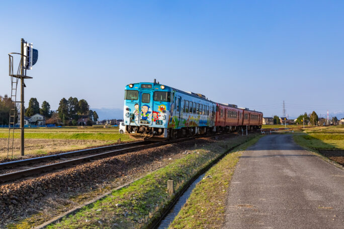 JR城端線・二塚駅～林駅間（富山県：2026年4月）