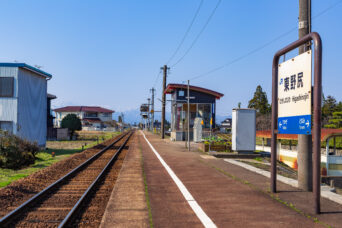 JR城端線・東野尻駅（富山県：2026年4月）