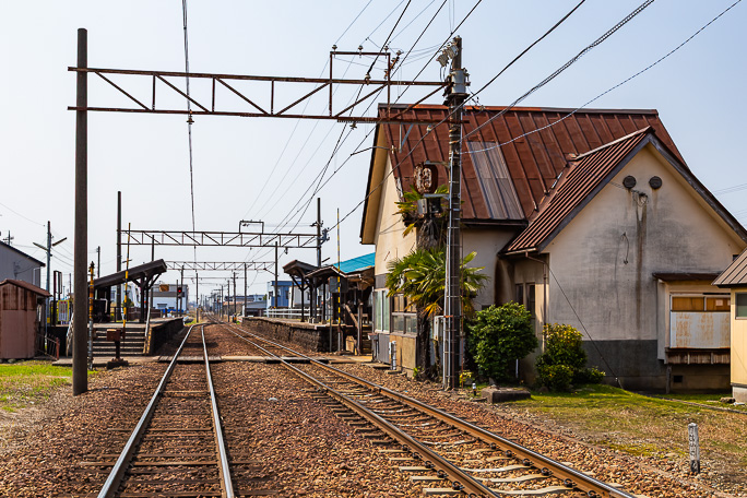 再び電鉄石田駅に戻ってきて地鉄本線の「ちゃり鉄」再開