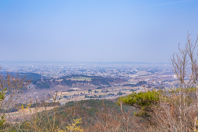 来し方、富山平野を見下ろす