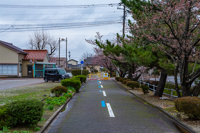 海老江駅跡はこの視線方向ではなく手前方向にありホーム跡も残っているらしい