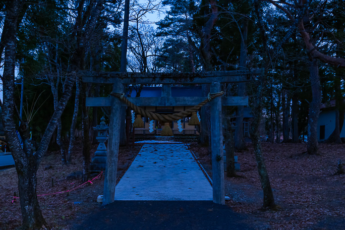 先を急ぐ気持ちを押さえてひるがの神社を訪れこの日一日の無事に感謝を捧げる