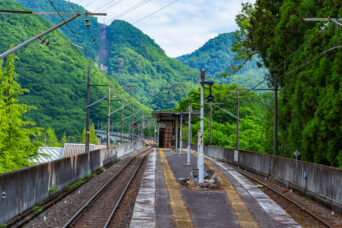 野岩鉄道会津鬼怒川線・川治温泉駅（栃木県：2026年5月）