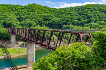 野岩鉄道会津鬼怒川線・湯西川温泉駅・湯西川橋梁（栃木県：2026年5月）