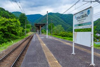 野岩鉄道会津鬼怒川線・中三依温泉駅（栃木県：2026年5月）