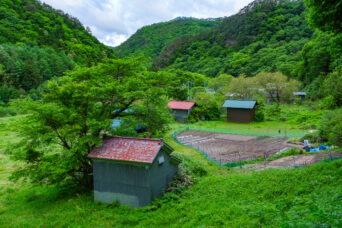 野岩鉄道会津鬼怒川線・男鹿高原駅付近・横川集落（栃木県：2026年5月）