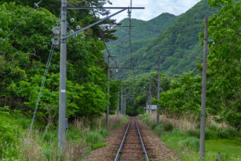 会津鉄道会津線・七ヶ岳登山口駅（福島県：2026年5月）