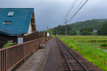 会津鉄道会津線・会津山村道場駅（福島県：2026年5月）