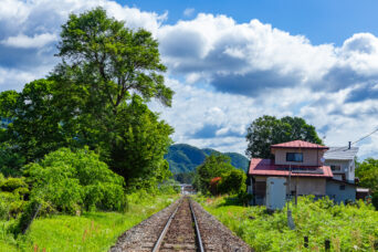 会津鉄道会津線・田島高校前駅（福島県：2026年5月）