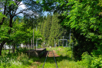会津鉄道会津線・養鱒公園駅（福島県：2026年5月）