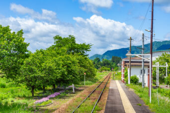 会津鉄道会津線・弥五島駅（福島県：2026年5月）