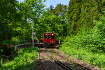 会津鉄道会津線・塔のへつり駅(福島県:2026年5月)
