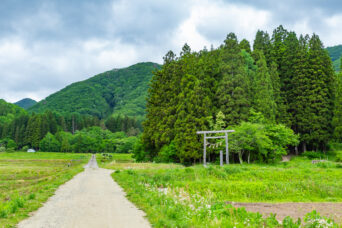 会津・大内宿・高倉神社(福島県:2026年5月)