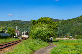 会津鉄道会津線・弥五島駅(福島県:2026年5月)