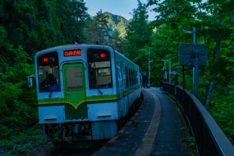 会津鉄道会津線・塔のへつり駅(福島県:2026年5月)
