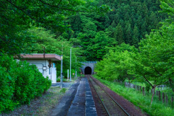会津鉄道会津線・大川ダム公園駅(福島県:2026年5月)