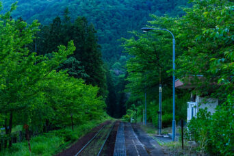 会津鉄道会津線・大川ダム公園駅(福島県:2026年5月)