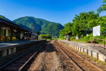 会津鉄道会津線・芦ノ牧温泉駅(福島県:2026年5月)