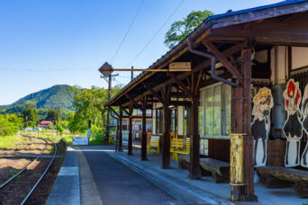 会津鉄道会津線・芦ノ牧温泉駅(福島県:2026年5月)