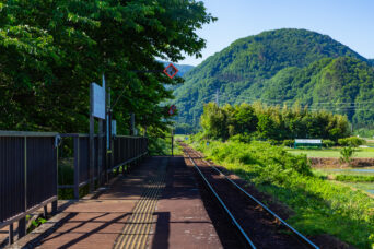 会津鉄道会津線・あまや駅(福島県:2026年5月)