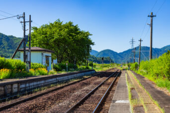 会津鉄道会津線・門田駅(福島県:2026年5月)